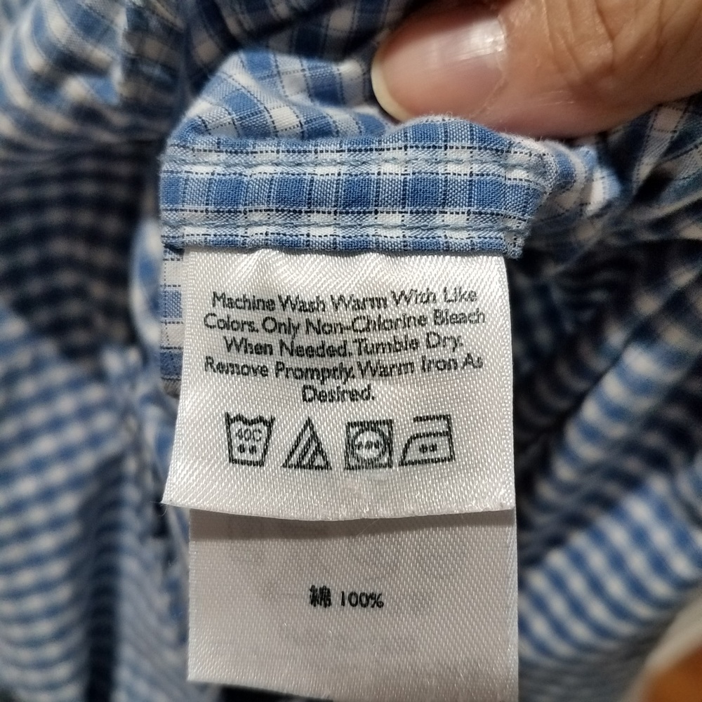 *SOLD*  Eddie Bauer Striped Button-down Shirt - Picture 6 of 7
